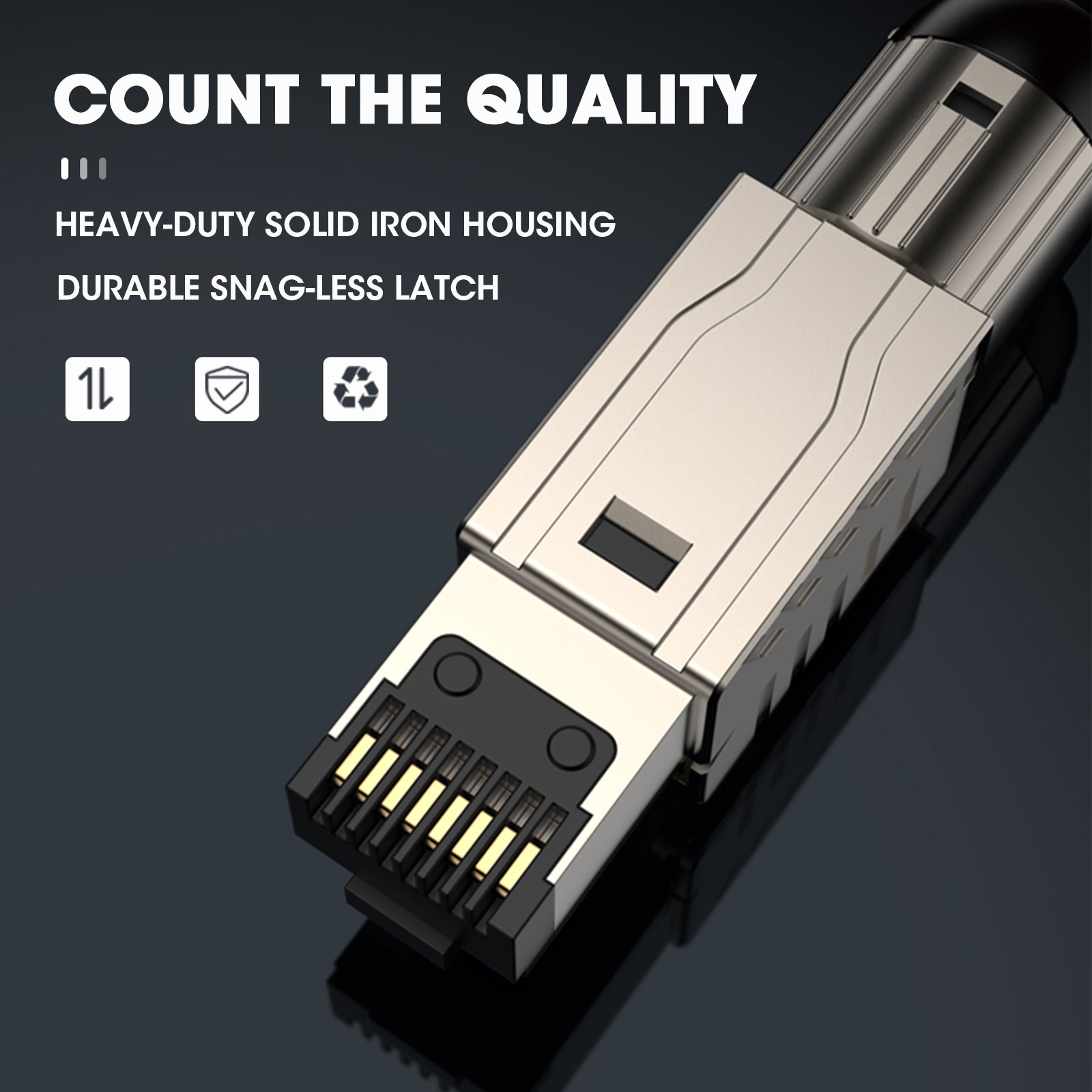ZoeRax 2-Pack RJ45 Connectors  - Rj45 Jack 评论和价格