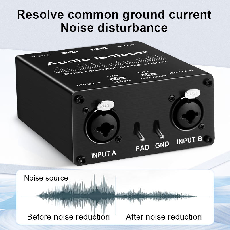 2 Channel XLR/RCA/TS/TRS Passi - Audio Cable Rca 评论和价格