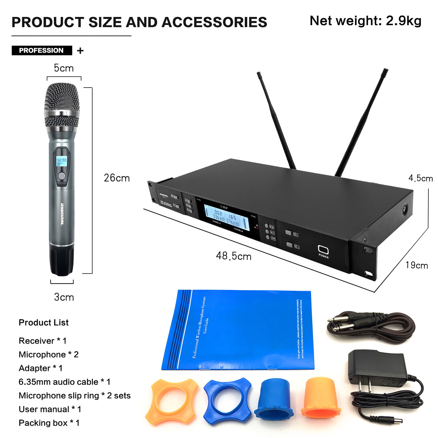 2026 RV-2 Professional FM Wire - Condenser Microphone Kit 评论和价格