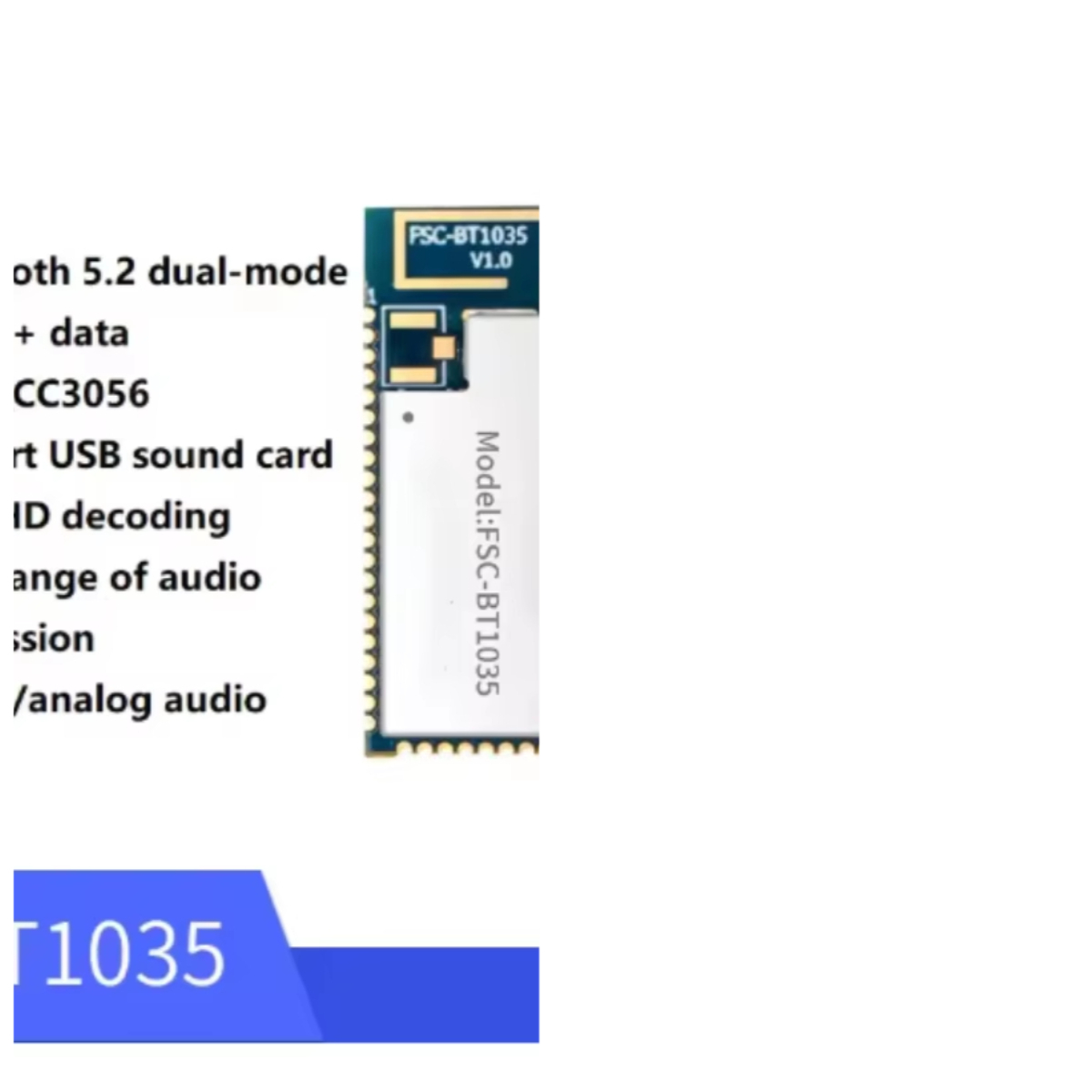 FSC-BT1035 module QCC3056 chip - Usb Sound Card 评论和价格