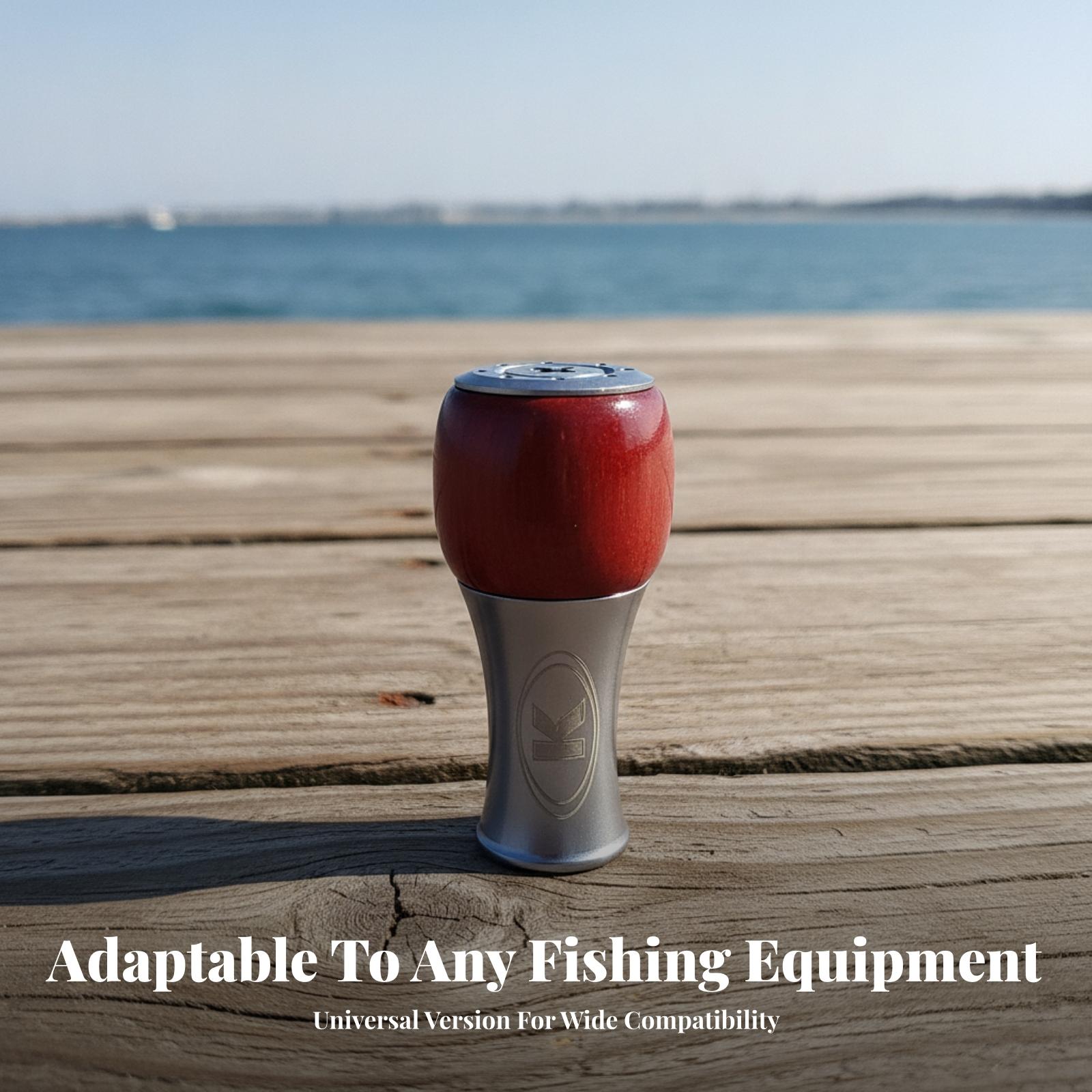 Fishing Reel Handle Wood Knob  - Knob Aluminum 评论和价格