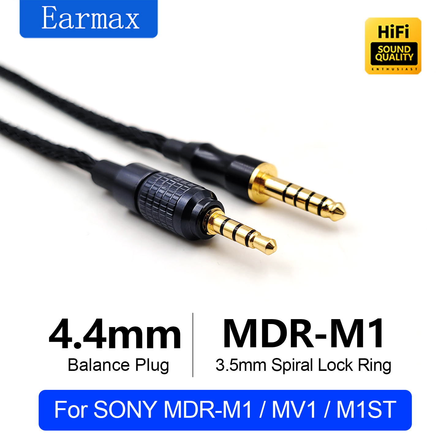 For SONY MDR-M1 MV1 M1ST 4.4mm - Rca Cable 评论和价格