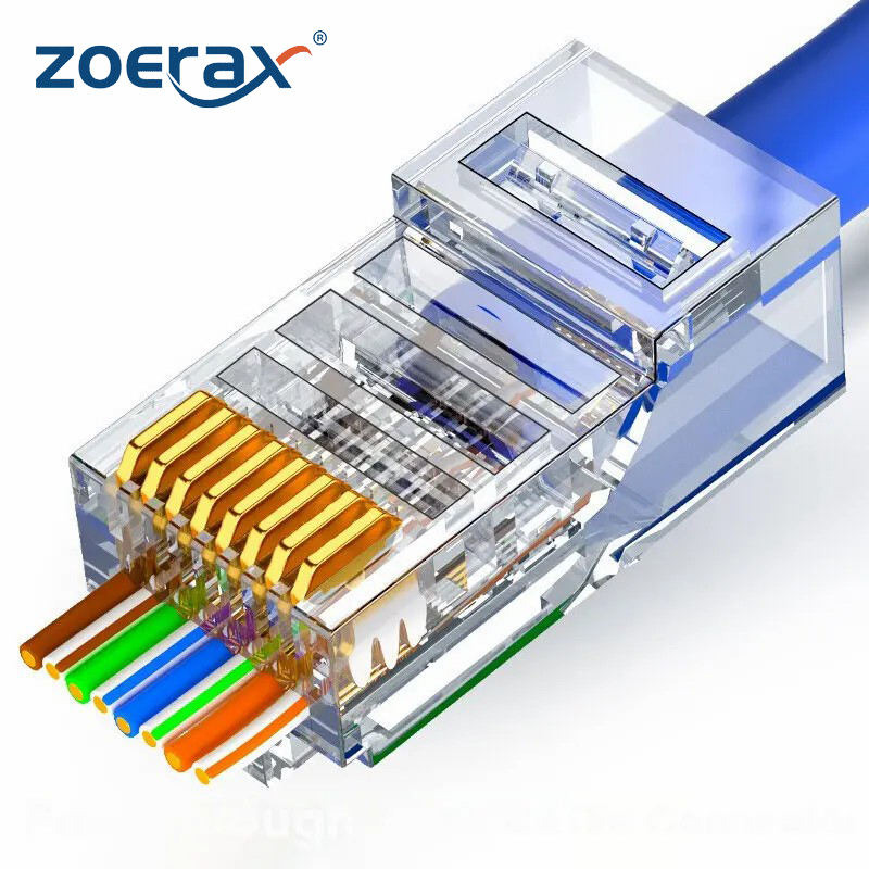 ZOERAX 50/100 PCS RJ45 Pass Th - Rj45 Jack 评论和价格