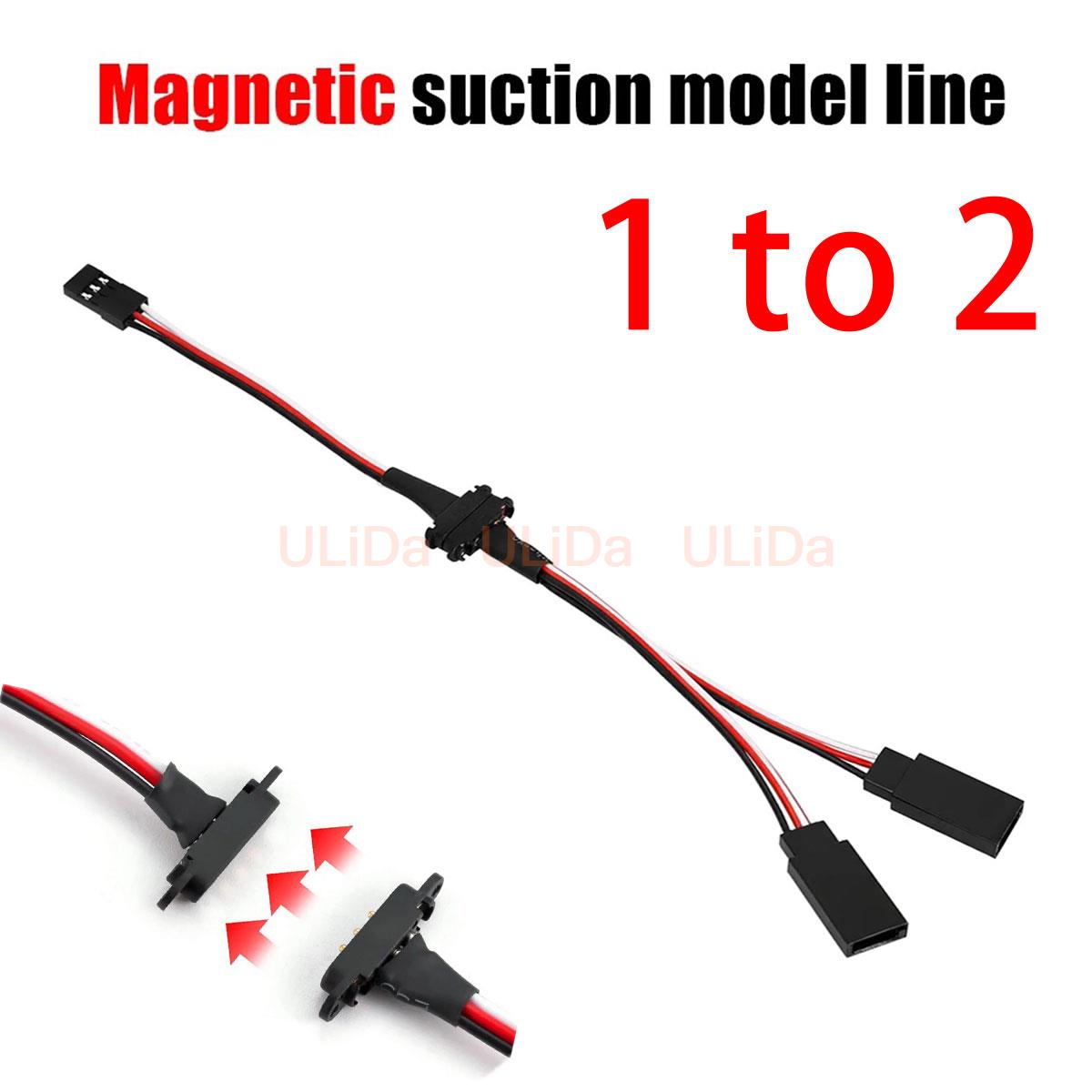 3-Pin Magnetic Snap-on 1 to 2  - Rca Cable 评论和价格