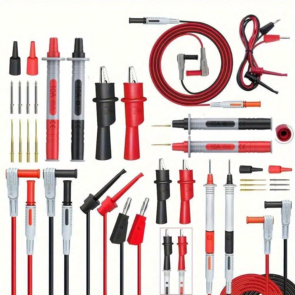 18pcs P1308B Test Lead Kit 4MM - Banana Plug 评论和价格