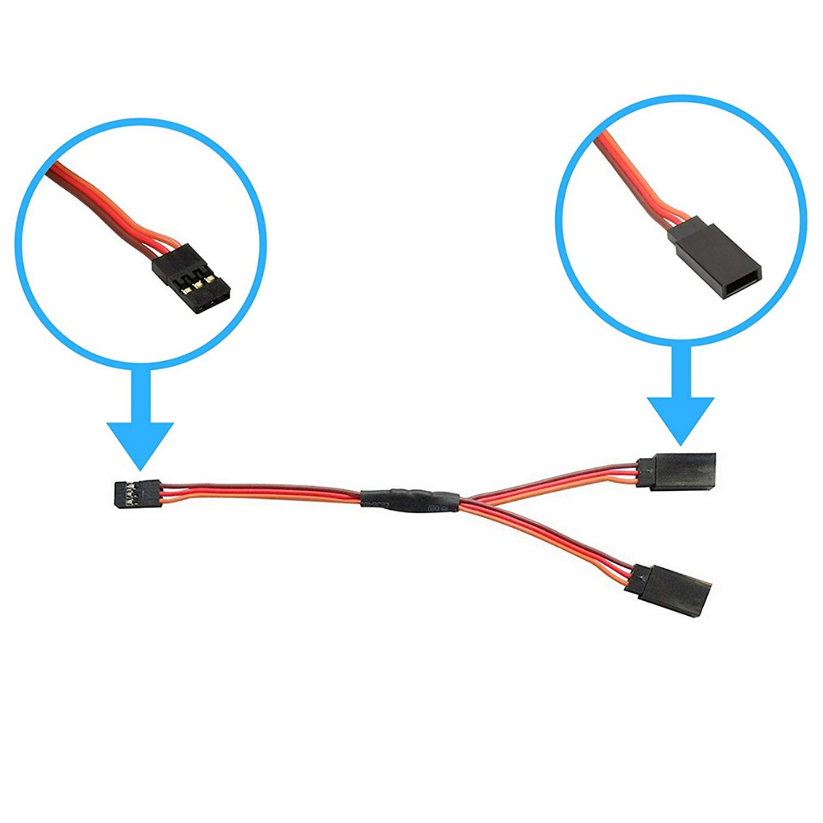 DIYmall JR Style 15cm Servo Y  - Rca Cable 评论和价格
