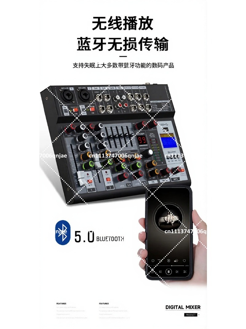 Professional Audio Mixer with  - Usb Sound Card 评论和价格