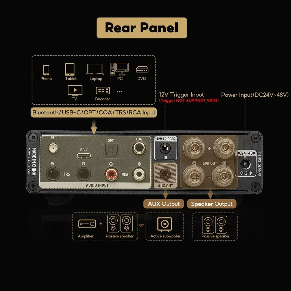 In stock A80 Home Amplifier TP - Class D Amplifier 评论和价格