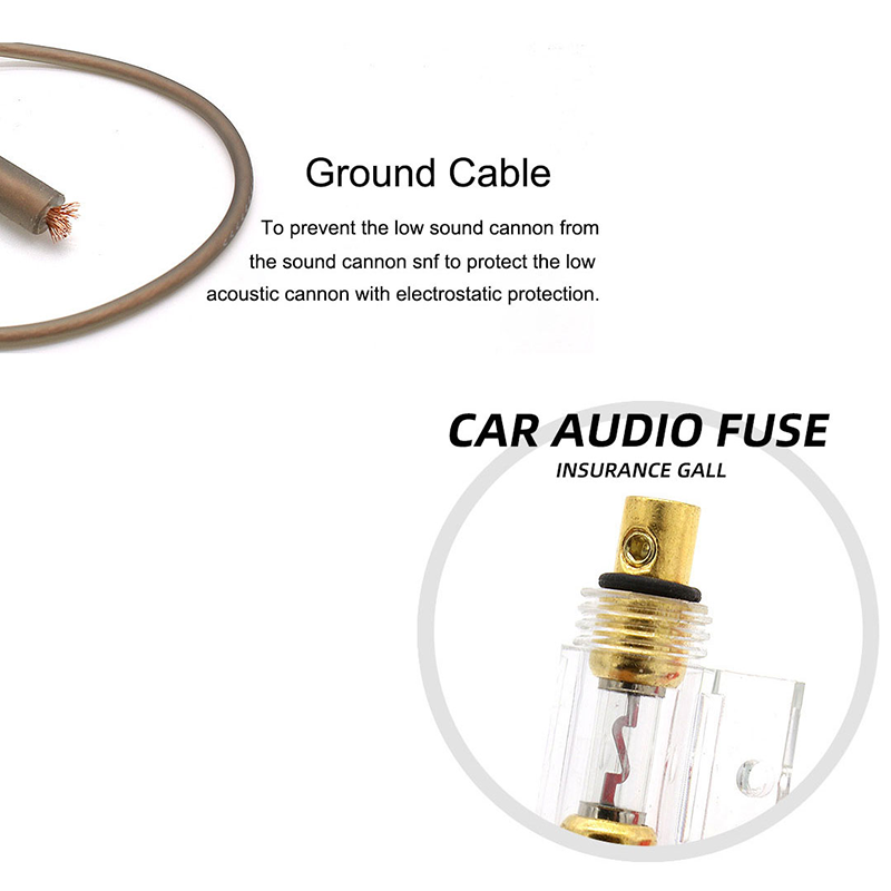 1200W Car Audio Wiring Kit 10G - Audio Jumper Wire 评论和价格