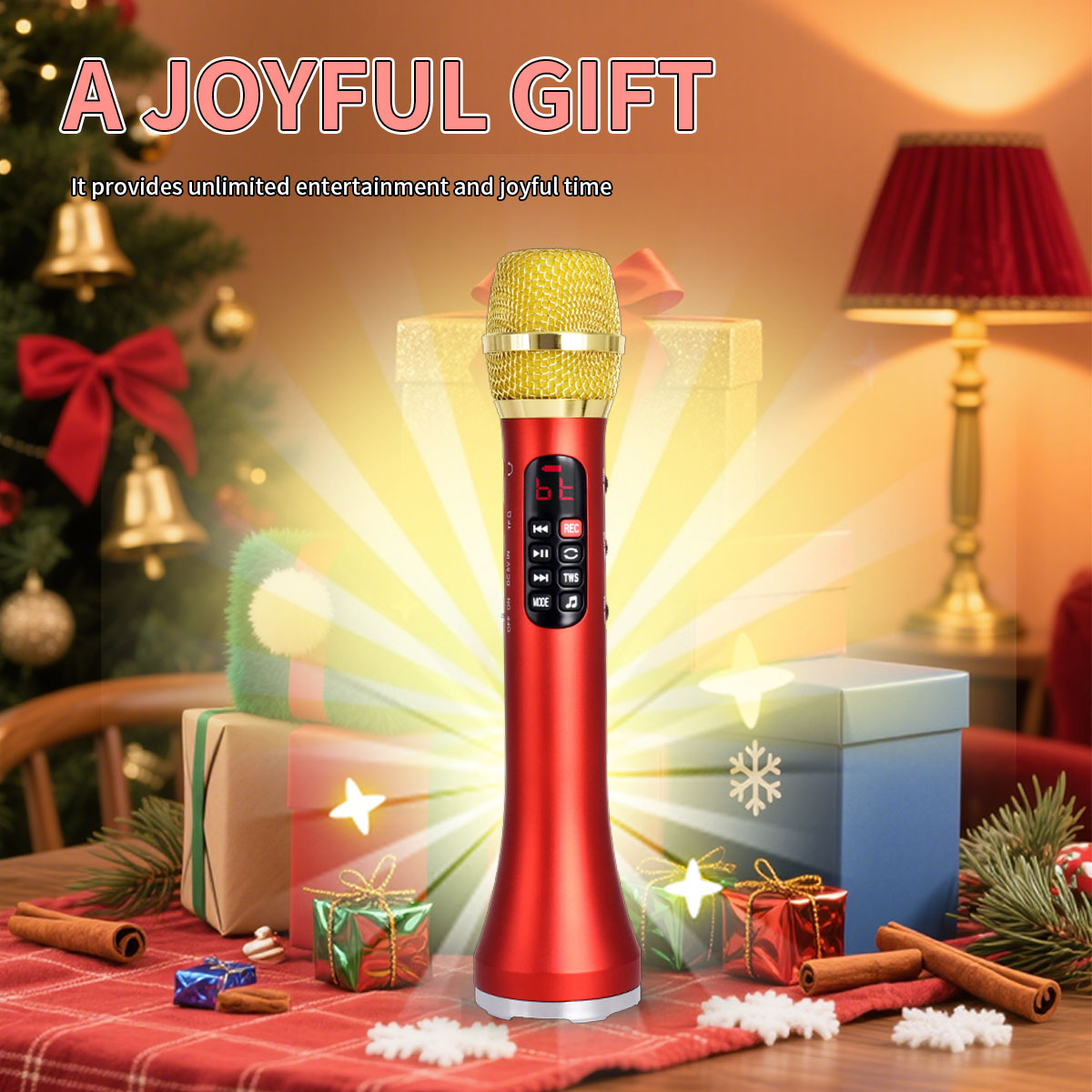 1 Piece of 28cm 25W/Pc Karaoke - Condenser Microphone Kit 评论和价格