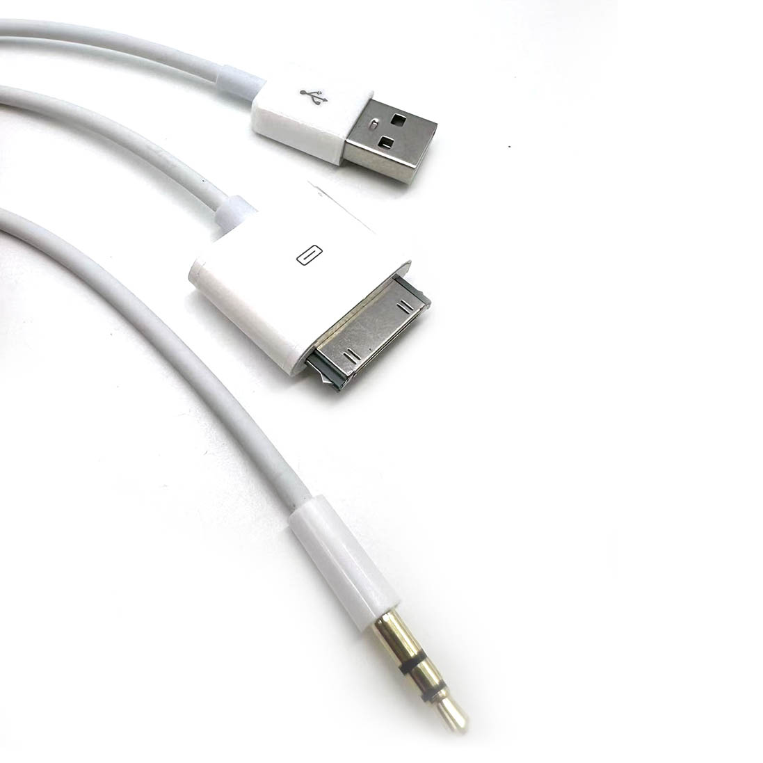 1pcs 30Pin to 3.5mm Car AUX Au - Audio Jumper Wire 评论和价格